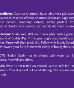 Buddy Grooming Wash 2 in 1 Dog Shampoo, Lavender & Mint, 1 Gallon Bottle Gallon Jug 17 816w PK8rFL 1