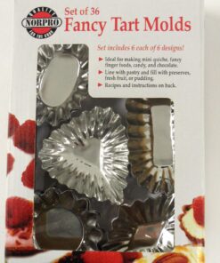 Norpro 3666 Tartlet Tins, Set of 36, Each, A 20 816wGopICnL