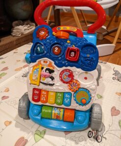 VTech Sit-To-Stand Learning Walker (Frustration Free Packaging), Blue 27 816wNBa4T3L