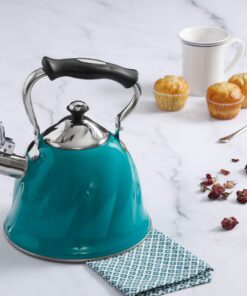 Mr. Coffee Alderton Tea Kettle, 2.3 Quarts, Green 15 816xQXCh36L