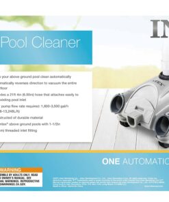 Intex Recreation Corp 28001E Intex Auto Pool Cleaner, 1 Pack, Grey Above Ground 32 816xUQBhLXL