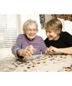 SUNSOUT INC - Songbirds and Cosmos - 500 pc Jigsaw Puzzle by Artist: William Vanderdasson - Finished Size 18" x 24" - MPN# 30448 13 816yCzPT4SL 2