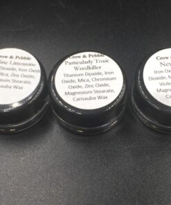 Houseables 3 Gram Jar, 3 ML, Black, 50 Pk, BPA Free, Cosmetic Sample Empty Container, Plastic, Round Pot, Screw Cap Lid, Small Tiny 3g Bottle, for Make Up, Eye Shadow, Nails, Powder, Paint, Jewelry 50 Count 39 816yTIJHdvL