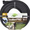 Swan Products Element CELSP38050 SoakerPro Landscaping Soaker Hose 50 ft, 3/8" diameter, Black 50' x 3/8"