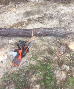 BLACK+DECKER 20V MAX Chainsaw Kit, Cordless, 10 inch, Tool-Free Chain Tensioning, Oil Lubrication System, Battery and Charger Included (LCS1020) 20V Chainsaw Kit 42 8170rtv2I2L