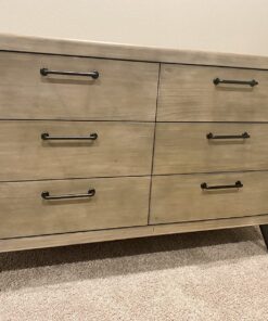 Evolur Stilnovo Mid Century Double Dresser, Windsor Oak Grey, 52x18x35 Inch (Pack of 1) 23 8171aoyJaSL