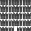 HOTBEST 50Pcs Wood Oscillating Saw Blades Professional Multitool Quick Release Saw Blades Fit Porter Cable Rockwell Makita Black & Decker Ridgid Craftsman Chicago, etc. 14 8172PeY5f1L 1