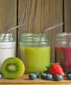 Stainless Steel Straws-Set of 6 with 2 Cleaning Brushes 16 81736hVGavL