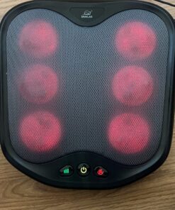 Snailax Shiatsu Foot Massager with Heat- Washable Cover Kneading Foot & Back Massager, Heated Foot Warmer, Electric Feet Massager Machine for Plantar Fasciitis,Foot Relief Black SL-593 34 8173EA3ocL