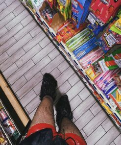 Leg Avenue Women's Furry Festival Leg Warmers Black/Silver 20 8173cGv9VhL