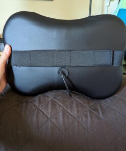 Zyllion Back and Neck Massager with Heat - 3D Deep Tissue Shiatsu Massage Pillow for Chair, Car and Muscle Pain on Whole Body: Shoulders, Calf, Foot, Legs, Arms (NOT Cordless) - Black (ZMA-13-BK) 40 81744uhSMgL