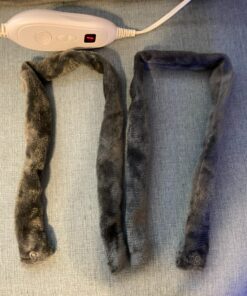 Snailax Heating Pad for Back Pain Relief, Electric Large Heating Pad for Neck and Shoulders,Cramps, Neck Warmer Weighted Wearable Back Heated Wrap, 6 Heat Settings & Auto Shut Off, Washable,Gifts 24" x 33"Gray 68 817467Di7YL