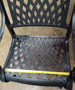 Pillow Perfect Outdoor/Indoor Pompeii Tufted Seat Cushions (Round Back), 19" x 19", Red, 2 Pack Round Corner - 19" x 19" Pillow 35 8174Qy e EL