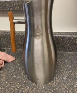 Invigorated Water pH Vitality Alkaline Water Filter Pitcher for Drinking Water Stainless Steel - Water Pitcher with Filter for Tap Water, High pH Filtered Purifier with Alkaline Filter - 1.9L (Silver) Silver 32 8174WhXXeHL