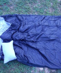 Double Sleeping Bag, Ohuhu Sleeping Bags for Adults with 2 Pillows 2 Person Sleeping Bag for Kids Waterproof Cold Weather Sleeping Bags for Family Teens Camping Backpacking Hiking Outdoor Black 55 8174WpyrFJL