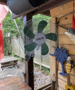 Hydrofarm ACF16 16 inch 3-Speed Wall-Mountable 90-Degree Hydroponic Grow Oscillating Fan, 16-Inch, Stainless Steel 19 8175DJLKYzL