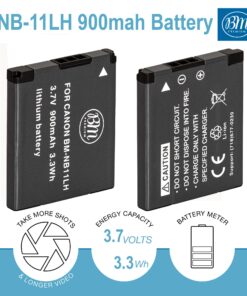 BM NB-11LH Battery for Canon PowerShot Elph 110 Elph 130 Elph 135 Elph 140 Elph 150 Elph 160 Elph 170 Elph 180 Elph 190 Elph 320 Elph 340 Elph 350 Elph 360 A2600 A3400 A4000 SX400 SX410 SX420 Cameras 6 81768Is7HdL