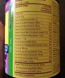 Nature Made Prenatal + Dha 200 mg Dietary Supplement (Netcount 150 Soft Gels), 150Count () 150 Count (Pack of 1) 10 8179pOeXIsL