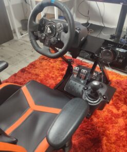 Slendor Racing Steering Wheel Stand for Logitech G920, G25, G27, G29 Wheel, Gaming Wheel Stand Driving Simulator Cockpit Pedal and Shifters Not Included. 23 817A11 SLDL