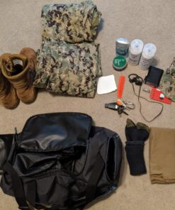 MarsBro Water Resistant Sports Gym Travel Weekender Duffel Bag with Shoe Compartment Black/Blue 12 817AGbPlOBL