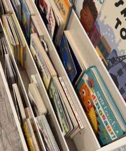 ECR4Kids Single-Sided Book Display, Classroom Bookshelf, White Wash 41 817AzYWHnFL