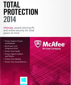 McAfee Total Protection 1PC 2014 (Free Upgrade 2015/2016) PC