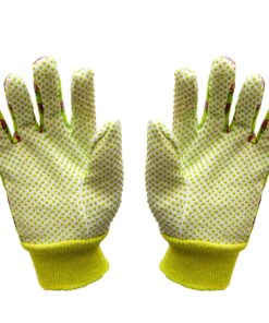 G & F 1852-3 Women Soft Jersey Garden Gloves, Women Work Gloves, 3-Pairs Green/Red/Blue per Pack 28 817C7ZUNyL 2