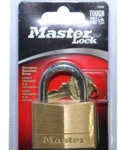 Master Lock 150D Brass Padlock, Silver 13 817DST2p0L