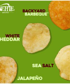 Kettle Brand Potato Chips, Variety Pack, 30 Ct Snack Bags, 1.5 Oz Each Variety Pack 1 1.5 Ounce (Pack of 30) 37 817FDkN6mRL