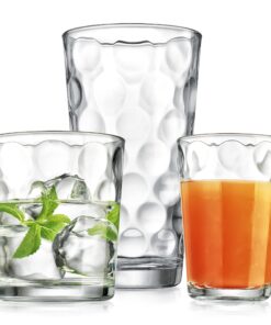 Home Essentials 12-Piece Galaxy Glassware Set, 17 oz 22 817FkraJxlL