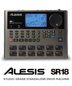 Alesis SR-18 - Studio-Grade Standalone Drum Machine With On-Board Sound Library, Performance Driven I/O and In-Built Effects / Processors 200 patterns 16 817G6e4N5NL