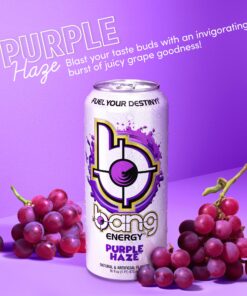 Bang Energy Purple Haze, Sugar-Free Energy Drink, 16 Ounce (Pack of 12) 16 Ounce (Pack of 12) 29 817H0ew6mBL