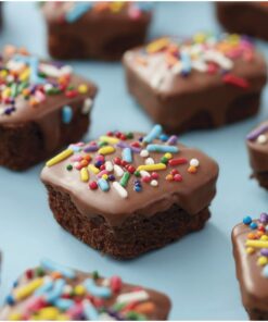 Wilton Bite-Size Brownie Squares Silicone Mold, 24-Cavity MINI Brown 24 817Imt9U YL