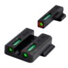 TRUGLO TFX PRO Handgun Sight | Compact Snag-Free Durable Shock-Resistant Glowing Tritium & Fiber-Optic Xtreme Night Sight for Handguns Smith & Wesson M&P Set 30 817JVweV9bL