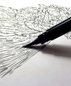 Pentel Arts Pocket Brush Pen, Includes 2 Black Ink Refills (GFKP3BPA) Pocket Brush Pen Original 25 817KnNPc1YL