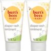 Burt's Bees Baby Diaper Rash Cream, Lavender & Shea Butter Moistures & Calms Skin, for Fast Relief, Plant Based Formula, Pediatrician Tested, 3 Oz (Pack of 2) Diaper Rash ointment 3 Ounce (Pack of 2)
