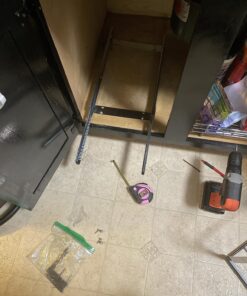 simplehuman 30 Liter / 8 Gallon Under Counter Kitchen Cabinet Pull-Out Trash Can, Heavy-Duty Steel Frame 46 817LOk9ibIL