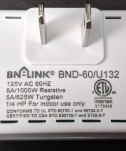 BN-LINK Digital Timer Outlet Indoor,24 Hour Light Timer Easy Programmable,Mini 2 Prong Plug in Timers for Electrical Outlets,Lamps,Fans,2 On/Off Programs,2 Pack,15A/1875W 23 817LabTaz8L