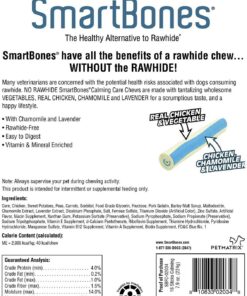 Alternative view of SmartBones Calming Care Sticks 16 Count, Rawhide-Free Chews For Dogs, With Chamomile And Lavender, 7.9 ounce, package may vary Chicken Chamomile and Lavender