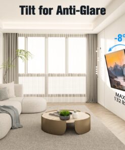 Alternative view of Mounting Dream UL Listed TV Mount for Most 37-75 Inch TV, Universal Tilt TV Wall Mount Fit 16", 18", 24" Stud with Loading Capacity 132lbs, Max Vesa 600 x 400mm, Low Profile Flat Wall Mount Bracket