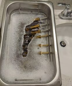 VEVOR Professional Ultrasonic Cleaner, Easy to Use with Digital Timer & Heater, Stainless Steel Industrial Machine for Parts, 110V, FCC/CE/RoHS Certified (3L) 3L 33 817NecSsYL