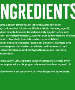 Seventh Generation Dishwasher Detergent Gel Liquid Soap Lemon Scent Dish Detergent 42 oz, Pack of 6 15 817Oi9cuhsL