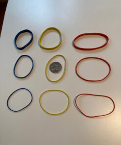 Amazon Basics Assorted Size and Color Rubber Bands, 0.5 lb. 0.5 Pound Pack 27 817P0EmllML