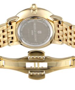 Frederique Constant Women's FC-200WHDS5B Slim Line Yellow Goldtone Stainless Steel Watch 9 817RXqYxwFL