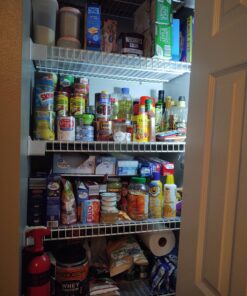 BRIAN & DANY Wire Shelf Liner 18" X 36", Heavy Duty Shelf Liners for Wire Shelving, Waterproof Protector Mats, Set of 5, Transparent 18"x 36" 16 817U7JcoaL