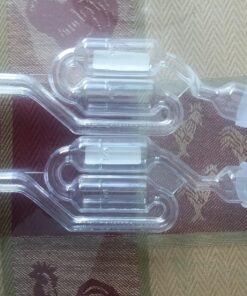 FastRack 1 gal Glass Wine Fermenter, INCLUDES Rubber Stopper and Twin Bubble Airlock, Multicolor 1 Count (Pack of 1) 31 817VOY1aDOL