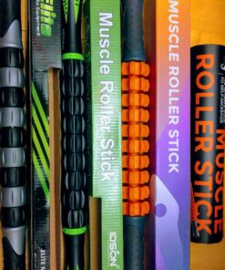 Idson Muscle Roller Stick for Athletes- Body Massage Sticks Tools Massager for Relief Muscle Soreness,Cramping and Tightness,Help Legs and Back Recovery,Black Green Black Green 30 817Vw6 SDL