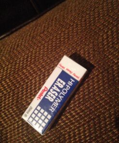 Pentel Hi-polymer Block Eraser, Large, 3 Pack, White (ZEH10BP3-K6) Large Block Eraser 32 817Wx3IfoL
