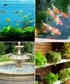 KEDSUM 880GPH Submersible Water Pump(3500L/H, 100W), Ultra Quiet Water Pump with 11.3ft High Lift, Fountain Pump with 5.9 ft Power Cord, 3 Nozzles for Fish Tank, Pond, Aquarium, Hydroponics 29 817Z4RDQhzL