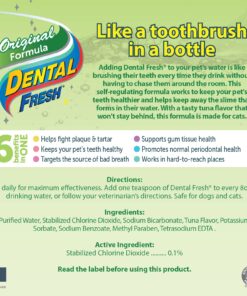 Alternative view of Dental Fresh Water Additive for Cats, Original Formula, 8 oz – Cat Breath Freshener – Products for Cats to Help Overall Cat Dental Health 8 Fl Oz (Pack of 1)
